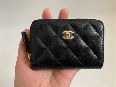 porte monnaie chanel|chanel zippy coin purse.